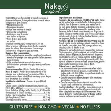 NAKA Herbs & Vitamins Rso Vital Greens, 450 ML