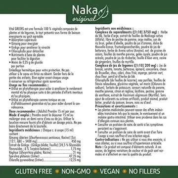 NAKA Herbs & Vitamins Rso Vital Greens, 450 ML