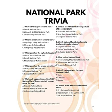 2024 National Park Bucket Journal for Adventure Lovers