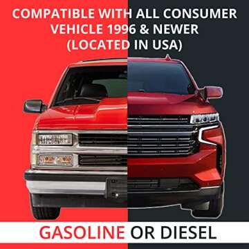 for Android Phones ONLY - Wireless Bluetooth Diagnostic OBD2 Scanner Car Code Reader and Scan Tool for All 1996 & Newer Vehicles ELM327 Compatible OBDII