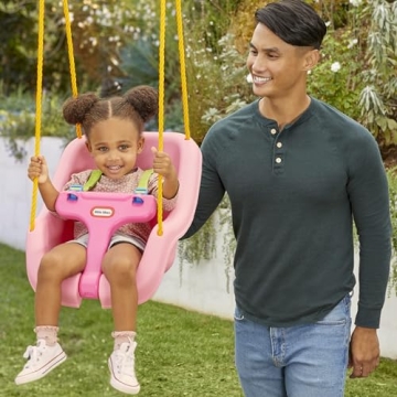 Little Tikes Snug 'n Secure Pink Swing for Ages 9 Mo to 4 Yrs