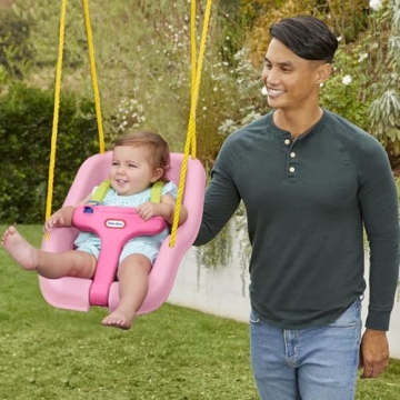 Little Tikes Snug 'n Secure Pink Swing for Ages 9 Mo to 4 Yrs