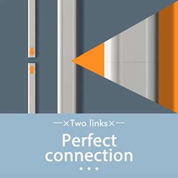 TV Cord Cover Cable Raceway on Wall, 31.5 inch Cable Management System for Cord Cable Concealer, Printable White Cable Cover Channel for Wall Mounted TV, Speaker Wire Hider, 2X L15.7in W1.5in H0.7in