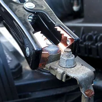 Iron Forge Tools Jumper Cables Heavy Duty 2 Gauge 20 Foot 500 Amps, 20ft Heavy Duty Jumper Cables for Car, Portable Automotive Booster in Carry Bag