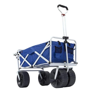 MacSports All Terrain Beach Wagon Heavy Duty Collapsible Cart