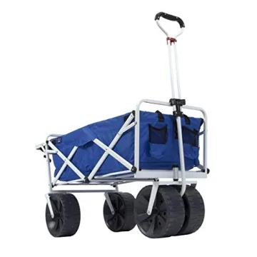 MacSports All Terrain Beach Wagon Heavy Duty Collapsible Cart