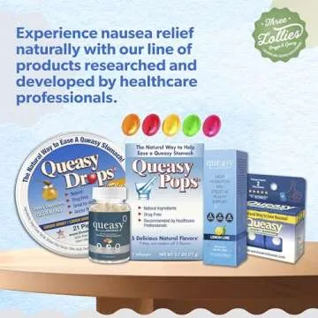 Three Lollies Queasy Anti-Nausea Wristbands for Relief