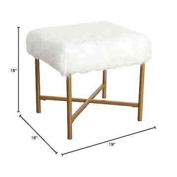 Elegant Button Tufted Storage Ottoman for Home Decor