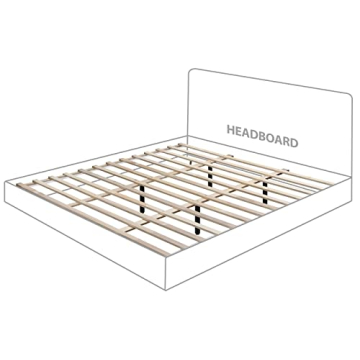 Elegant Mid-Century Modern King Bed with Chrome Legs