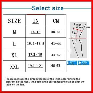 JIUFENTIAN Copper Knee Brace for Women and Men-Copper Knee Compression Sleeve Copper Knee Sleeves fo...