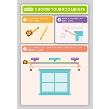 Stylish and Durable Ivilon Drapery Window Curtain Rod - Perfect for Every Home