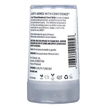 Natural CRYSTAL Mineral Deodorant Stick for Travel