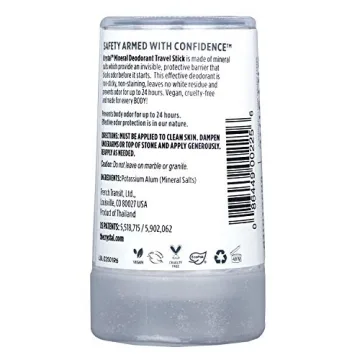 Natural CRYSTAL Mineral Deodorant Stick for Travel