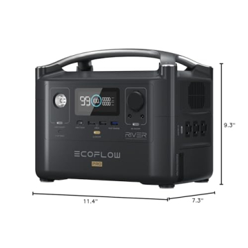 EcoFlow RIVER Pro Portable Power Station for Camping and Emergencies