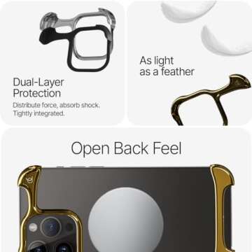 Arc Pulse iPhone 14 Pro Case - Sleek Aluminum Shell