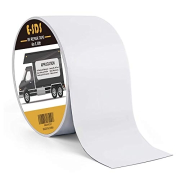 E-SDS RV Tape Sealant Waterproof, 4 Inch x 50 Foot RV Roof Repair Tape for RV, Window, Boat Sealing,...