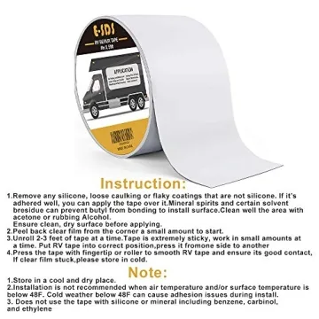 E-SDS RV Tape Sealant Waterproof for All RV Repairs