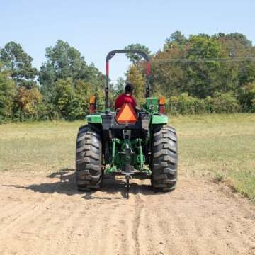 Titan Attachments Hitch Mounted Ripper Box Scraper V2, 16in Shank, Fits 2in Receiver Adapters, CAT 0 and CAT 1 Tractors, Trenching Sub Soil Shank, Landscaping Equipment
