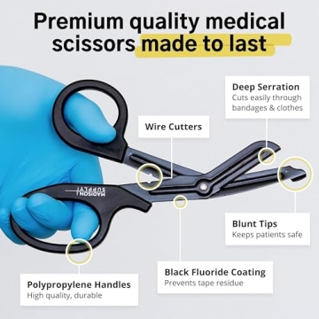 Madison 7.5" Premium Stainless Steel Nurse Scissors