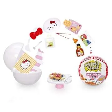 MGA's Miniverse Make It Mini Food Hello Kitty (2 Pack), Mini Collectibles, Sanrio, Mystery Blind Pac...