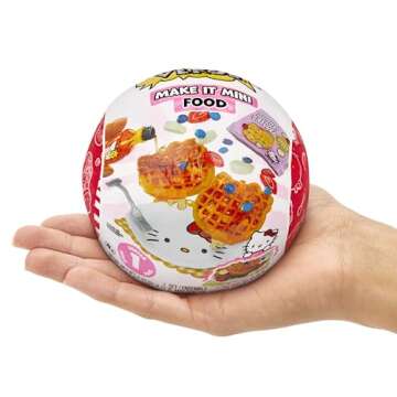 MGA's Miniverse Make It Mini Food Hello Kitty (2 Pack), Mini Collectibles, Sanrio, Mystery Blind Packaging, DIY, Crafts, Resin Play, Replica Food, Novelty, NOT Edible, 8+