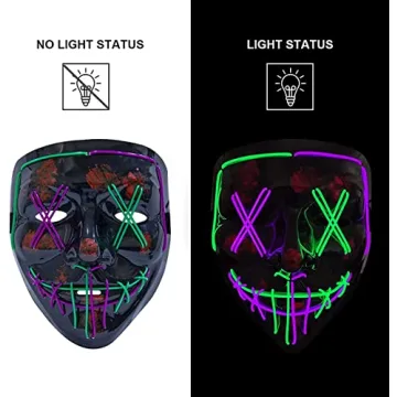Poptrend LED Halloween Mask for Unforgettable Festivities