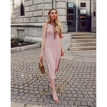 The Drop Gabriela Halter Neck A-Line Maxi Dress Silver Cloud