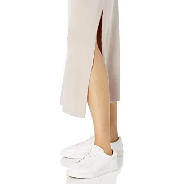 The Drop Gabriela Halter Neck A-Line Maxi Dress Silver Cloud