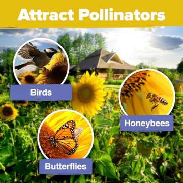 Grow Home Grown Sunflowers | 520+ Giant Mammoth Seeds Pack