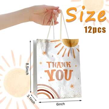 HAKOTI Boho Gift Bags for Baby Showers and Birthdays