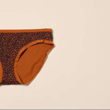 Amazon Essentials Women's Cotton Bikini Brief Underwear (Available in Plus Size), Pack of 6, Multico...