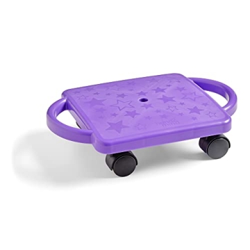 hand2mind Purple Scooter Board - Safe Indoor Fun for Kids