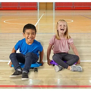 hand2mind Purple Indoor Scooter Board for Kids' Fun Activities