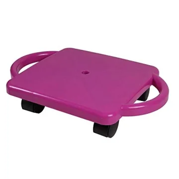 hand2mind Purple Indoor Scooter Board for Kids' Fun Activities