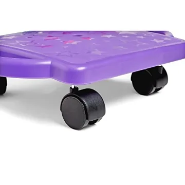 hand2mind Purple Indoor Scooter Board for Kids' Fun Activities