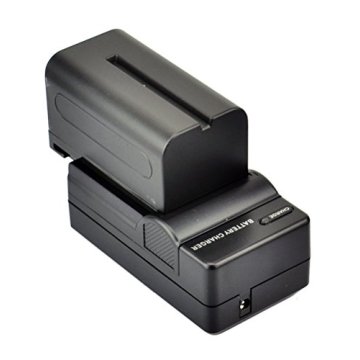 DSTE NP-F750 Battery Set with Charger for All Cameras