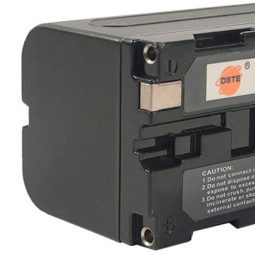 DSTE NP-F750 Battery Set with Charger for All Cameras