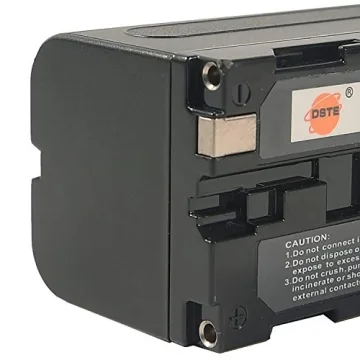 DSTE NP-F750 Battery Set with Charger for All Cameras