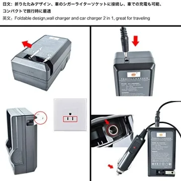 DSTE NP-F750 Battery Set with Charger for All Cameras