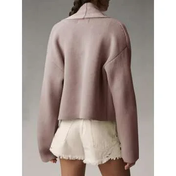 Saodimallsu Women's Cropped Cardigan for Cozy Style