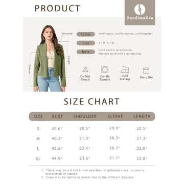 Saodimallsu Womens Cropped Cardigan Open Front Shawl 2024 Fall Trendy Long Sleeve Sweater Jacket Coffee