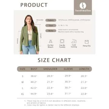 Saodimallsu Women's Cropped Cardigan for Cozy Style