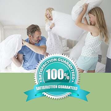 Haperlare 4-Pack Zippered Pillow Protectors, Premium 400 Thread Count 100% Egyptian Cotton Pillowcases Queen Pillow Covers, 20x30 inch