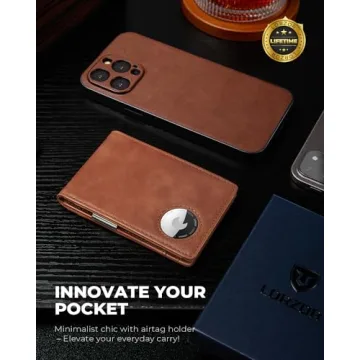 LORZOR Money Clip Wallet - Slim & RFID Blocking for Men