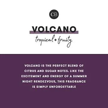 Capri Blue 15 oz. Volcano NO 6.Mercury Collection Candle Bowl, 15 Ounce, Multicolor