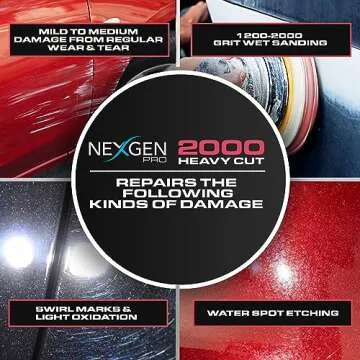 Nexgen Pro 2000 Heavy Cut Scratch Remover for Vehicles
