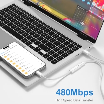 ACANDYA USB C to Lightning Adapter for iPhone 15/Pro