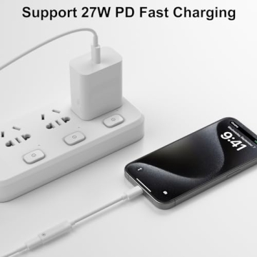 ACANDYA USB C to Lightning Adapter for iPhone 15/Pro