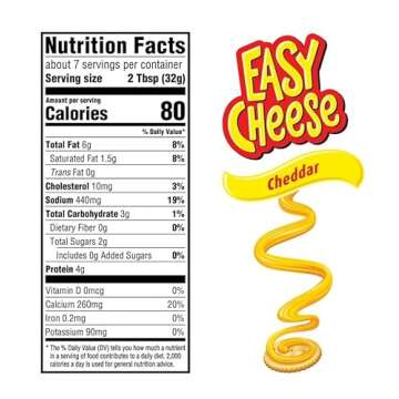 Kraft Easy Cheese Cheddar 3 Pack 8oz Cans