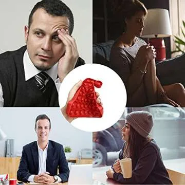 Jofan Christmas Fidget Sensory Pop Toys for All Ages